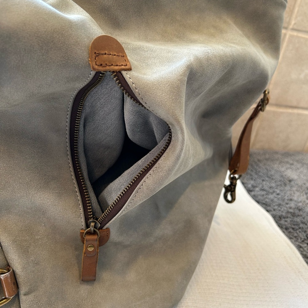 Stylish Gray Backpack - Picture 10 of 14